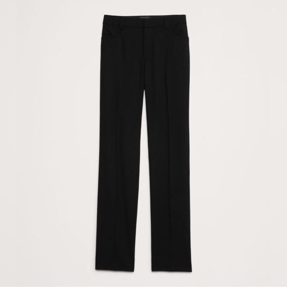 NWT! Banana Republic Black Siena Straight Wool Pant - Multiple Sizes🧡 - Picture 5 of 5